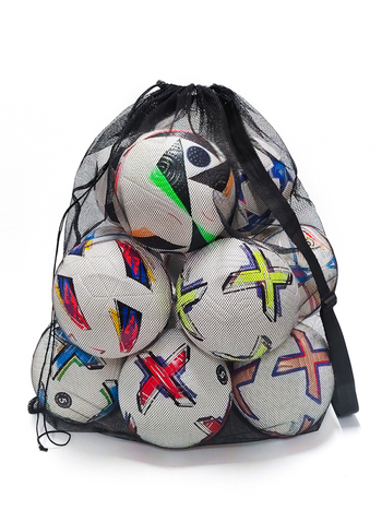 Wika Didelės talpos tinklinės kamuolių laikymo krepšys – Poliesteris, Personalizavimas galimas, skirtas futbolui, krepšiniui, tinkliniui ir tenisui