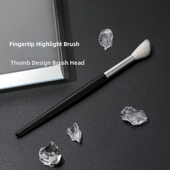 Highlighter četkica s vunenim dlačicama, drška od drveta, Yunduo