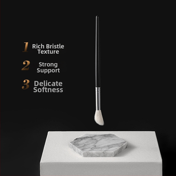 Highlighter četkica s vunenim dlačicama, drška od drveta, Yunduo