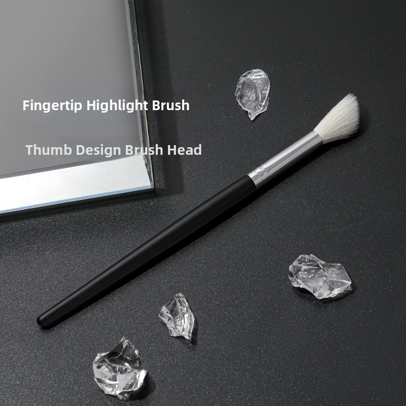 Highlighter četkica s vunenim dlačicama, drška od drveta, Yunduo