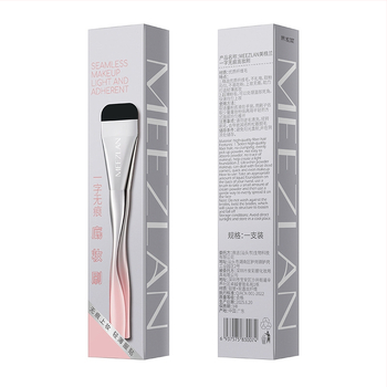 Mizlan četkica za puder, sintetička vlakna, aluminijska drška, duga drška, duljina dlačica 10 mm