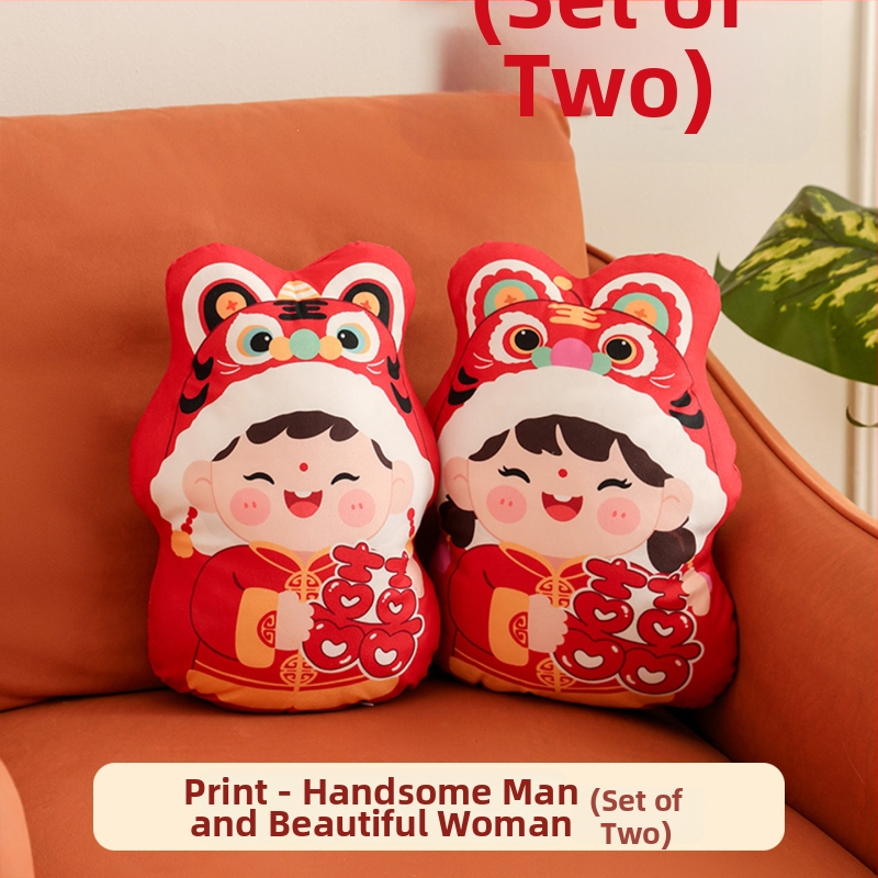 Santuokų pliušinių lėlyčių pora - aukštos kokybės mielos meškiukų pagalvėlės jaunavedžiams - užpildas PP medvilnė, trumpas minkštas pliušas, dovanų dėžutės pakuotė