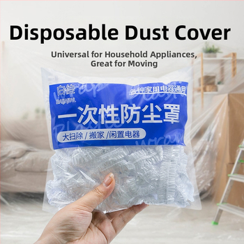 Vienreizējs apaļš plastmasas putekļu aizsargs virtuvē – biezināts putekļu aizsargs fritēzei