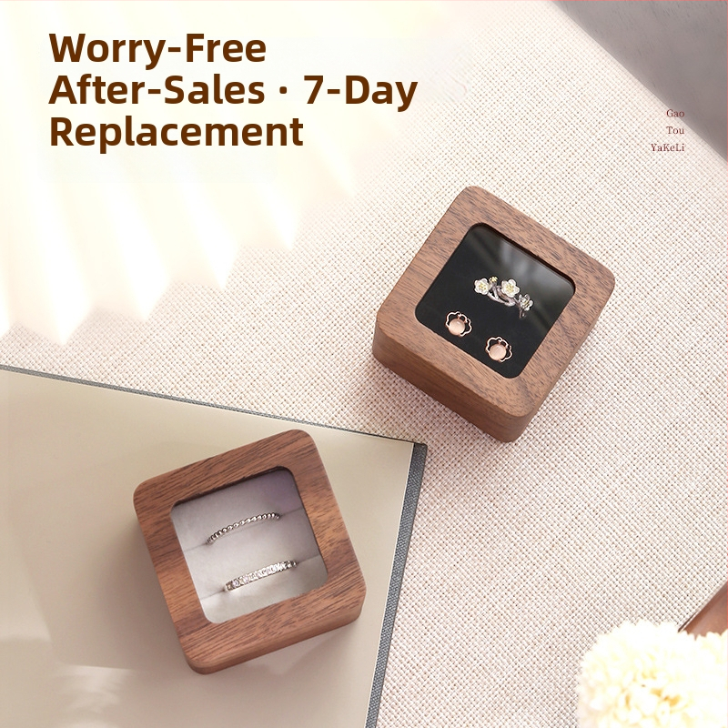 Šperkovnica, drevená, európsky a americký štýl, tvrdá, jednofarebná