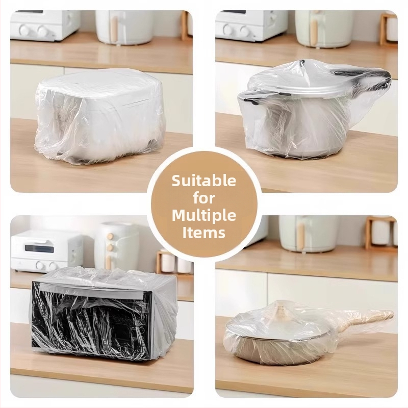 Vienreizējie putekļu aizsargājošie pārsegi mājsaimniecības ierīcēm, bieza PE plēve, caurspīdīgs, 10 gab., preces kods 4206