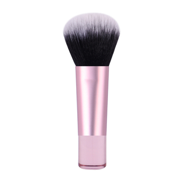 Zoelya Púdrový Štetec, Prenosný Kozmetický Nástroj, Transparentný Plastový Rukoväť, Mini Kontúrovací Štetec, Syntetické Vlákna Nylon, Dĺžka Vlasu 40 mm, Celková Dĺžka 100 mm