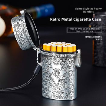 FOGSON Cigarettová kazeta, plastová, moderný minimalistický dizajn, tlač loga a prispôsobenie