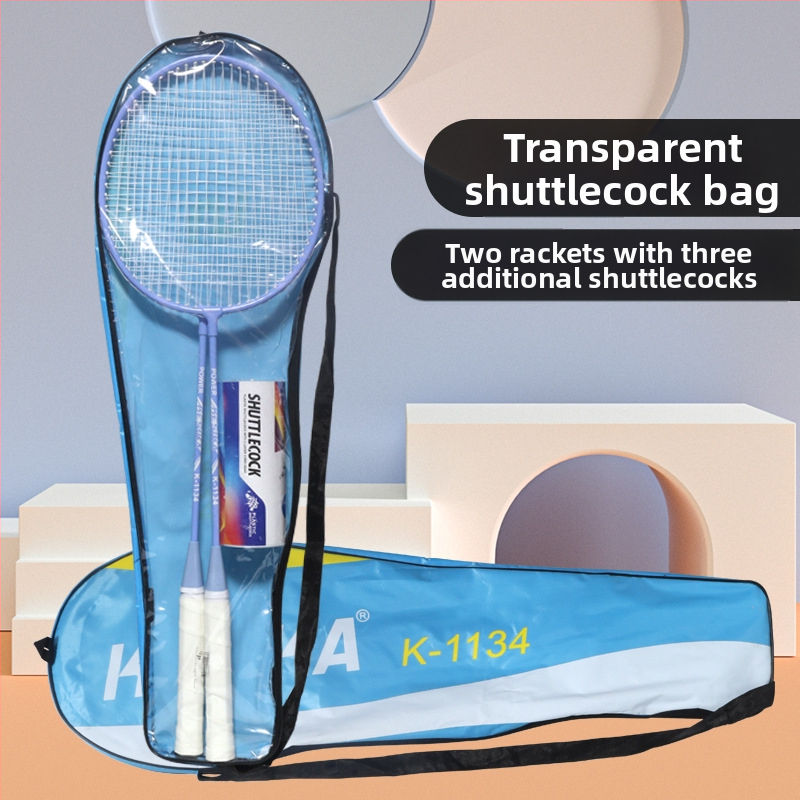 Set badmintonových rakiet pre singles a doubles – rám z titánovej zliatiny, hmotnosť 95–100 g, hrúbka rúčky G5, priamy úder, pôvod Zhejiang