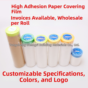 Vienkartinė dulkių apsaugos plėvelė su japonų popieriaus skydeliu, skirta automobilių ir baldų apsaugai dažymo ir dekoravimo darbams, pritaikoma