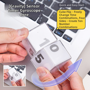 Exped Smart West Guard Cronometru cub cu senzor de gravitație — electronic, alimentat de baterie, carcasă din plastic, pentru studiu, birou, bucătărie