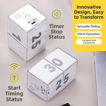 Exped Smart West Guard Cronometru cub cu senzor de gravitație — electronic, alimentat de baterie, carcasă din plastic, pentru studiu, birou, bucătărie