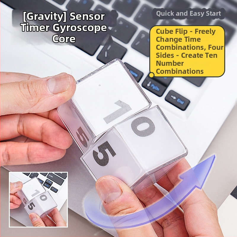 Exped Smart West Guard Gravitatsiooniline Induktsioonikubikutimer — elektrooniline, patareiga, plastist korpus, õppimiseks, kontorile, köögile