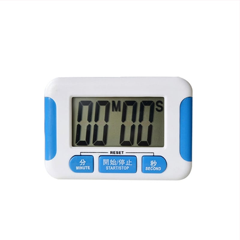 Cronometru de bucătărie electronic cu afișaj LCD, alarmă, alimentare cu baterie, mișcare electronică