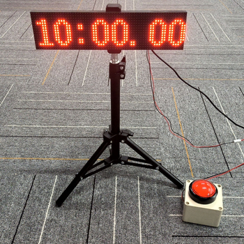 Cronometru de mână cu apăsare, cu numărătoare inversă și afișaj LED mare