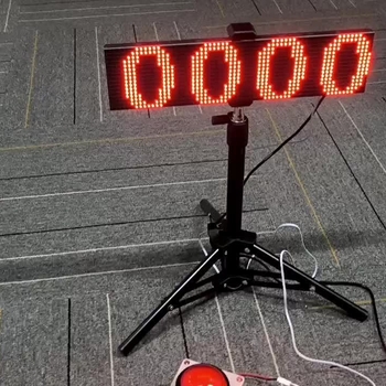 Cronometru de mână cu apăsare, cu numărătoare inversă și afișaj LED mare