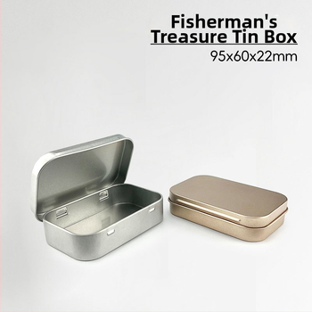 Fy68 modelio keturkampė metalinė dėžutė, offset spausdinimas, atveriamas dangtelis