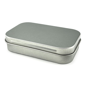 Жестяна квадратна кутия fy68, офсетен печат, капак с панта