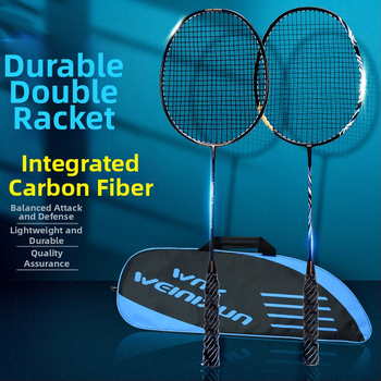 Venezon ракета за бадминтон, комплект от 2 броя, рамка от алуминиев сплав, нейлонови струни, права дръжка, персонализация налична