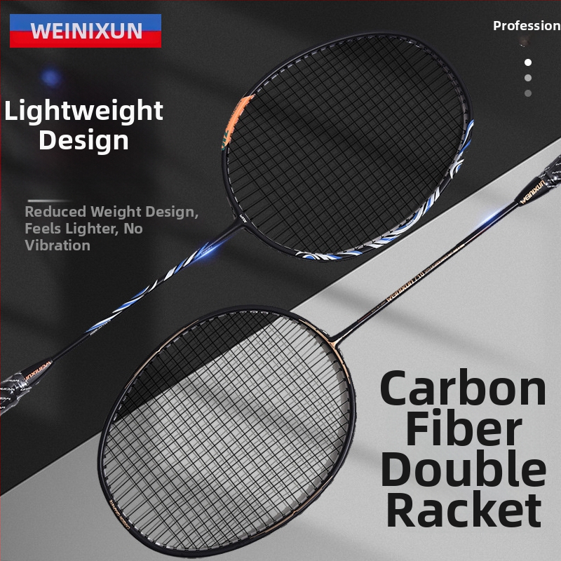 Venezon ракета за бадминтон, комплект от 2 броя, рамка от алуминиев сплав, нейлонови струни, права дръжка, персонализация налична