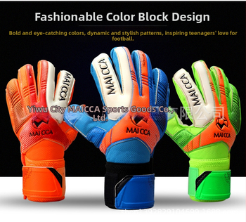 Bērnu vārtsargu cimdi - MAICCA PU futbola cimdi, futbola spēlei, autorizēta privāta zīmols