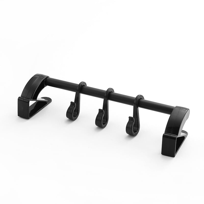 Vješak za vrata za kupaonicu i kuhinju – nehrđajući čelik + plast, moderni minimalistički stil, vješanje iza vrata, nosivost: provjerite