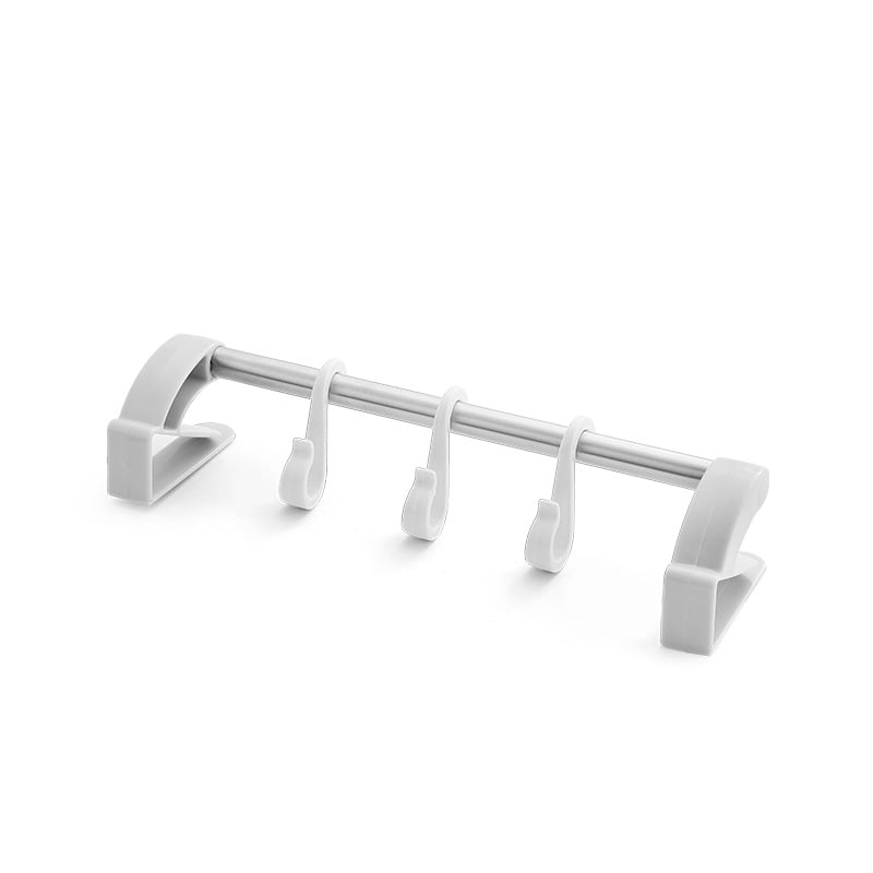 Vješak za vrata za kupaonicu i kuhinju – nehrđajući čelik + plast, moderni minimalistički stil, vješanje iza vrata, nosivost: provjerite