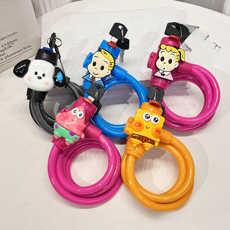 Macska témájú kerékpárzár a hegyi- és városi kerékpárokhoz, modell 1, anyag 1, tömeg 1gg, stílus modern minimalista