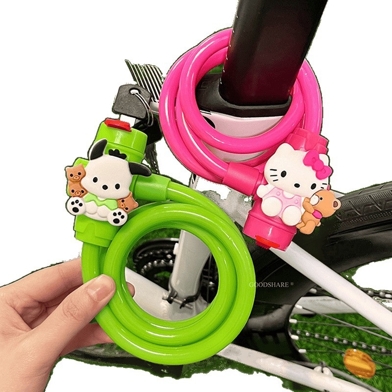 Macska témájú kerékpárzár a hegyi- és városi kerékpárokhoz, modell 1, anyag 1, tömeg 1gg, stílus modern minimalista