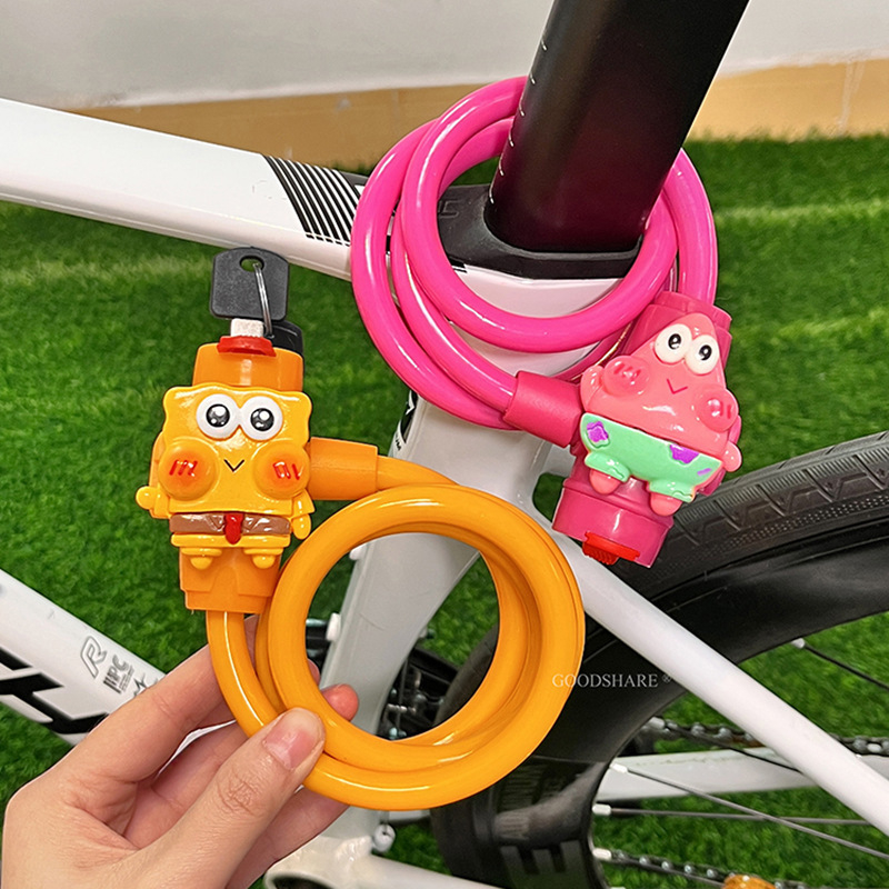 Macska témájú kerékpárzár a hegyi- és városi kerékpárokhoz, modell 1, anyag 1, tömeg 1gg, stílus modern minimalista