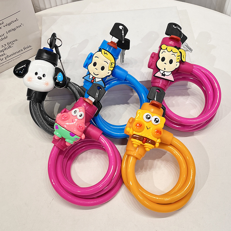 Macska témájú kerékpárzár a hegyi- és városi kerékpárokhoz, modell 1, anyag 1, tömeg 1gg, stílus modern minimalista