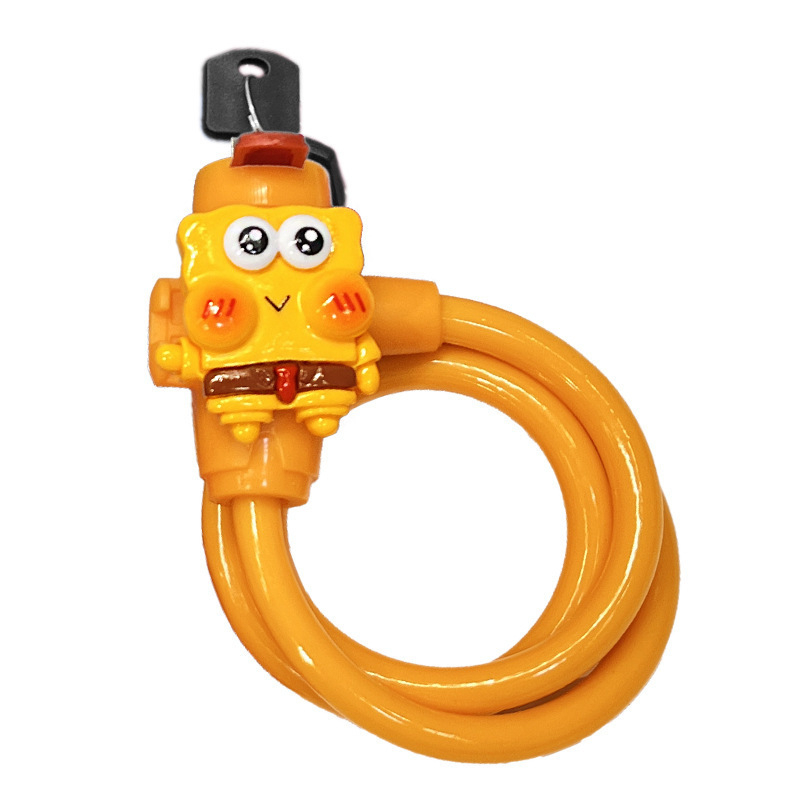 Macska témájú kerékpárzár a hegyi- és városi kerékpárokhoz, modell 1, anyag 1, tömeg 1gg, stílus modern minimalista