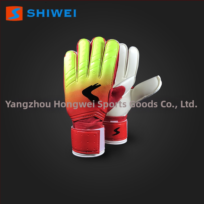 Jalgpalli väravavahi kindad – PU tagasi, latekskämm; Shiwei; kohandamine kättesaadav; universaalsed; 100 paari