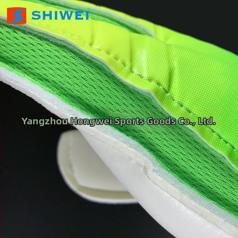 Jalgpalli väravavahi kindad – PU tagasi, latekskämm; Shiwei; kohandamine kättesaadav; universaalsed; 100 paari