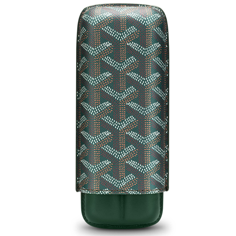 Set portabil pentru trabucuri - Cigarloong brand - Cortex material - Logo tipărit - Stil Light Luxury