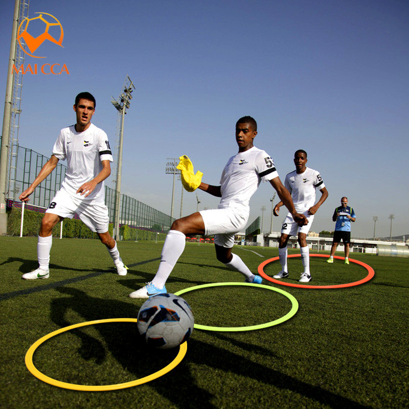 Σετ κύκλων προπόνησης ποδοσφαίρου, 12 τεμ., ABS υλικό, MAICCA, βοηθήματα προπόνησης (ABS, MAICCA, βοηθήματα προπόνησης, ποδόσφαιρο, 12 τεμ.)