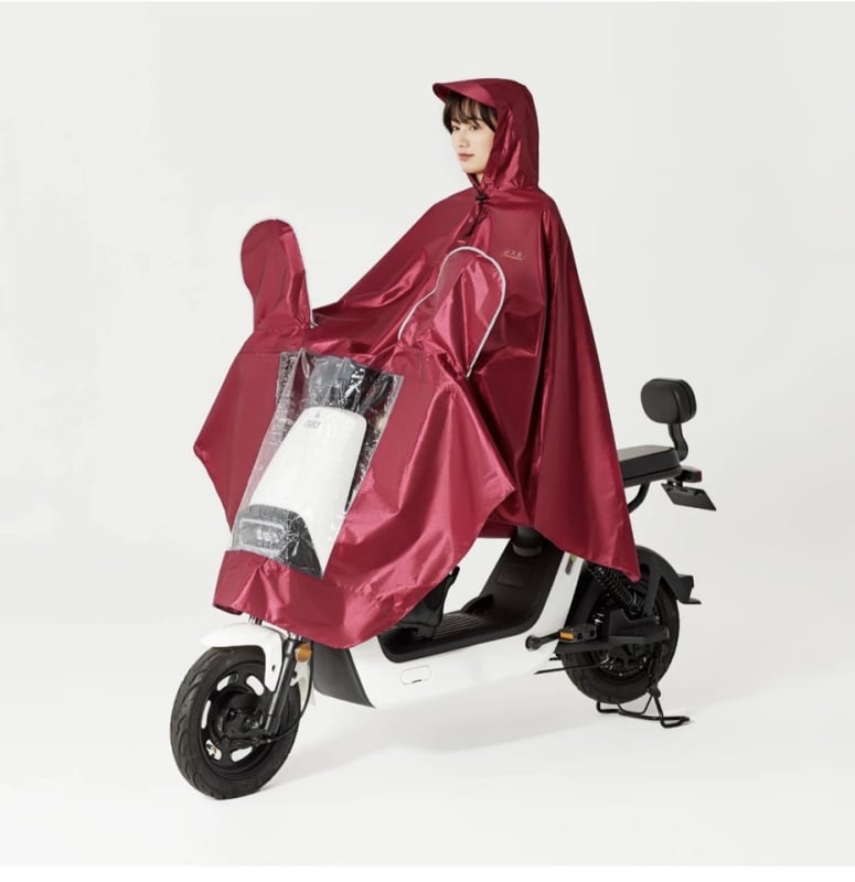 Пончо за електрически превозни средства J130, дебел Оксфорд плат, персонализируемо лого, възможност за печат