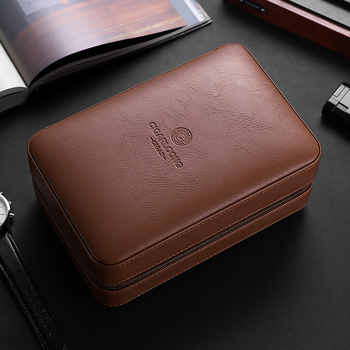 Ādas cigarešu kārba, viegls luksusa stils, Cigarloong