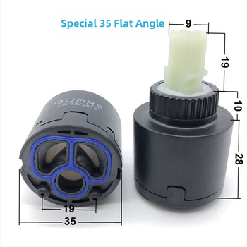 Jadrový ventil pre kuchynskú batériu – keramický disk, sprchová hlavica, horúca a studená voda, rýchle otvorenie, model 4496