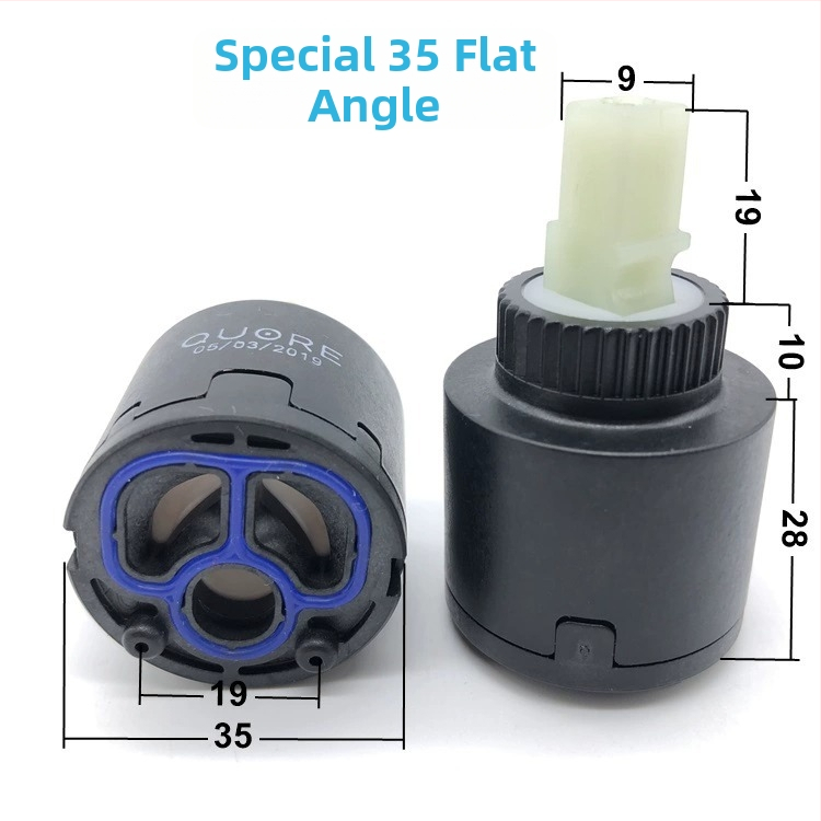 Jadrový ventil pre kuchynskú batériu – keramický disk, sprchová hlavica, horúca a studená voda, rýchle otvorenie, model 4496