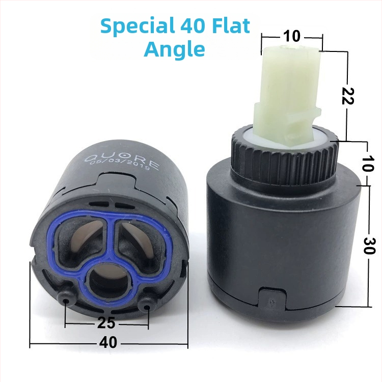 Jadrový ventil pre kuchynskú batériu – keramický disk, sprchová hlavica, horúca a studená voda, rýchle otvorenie, model 4496