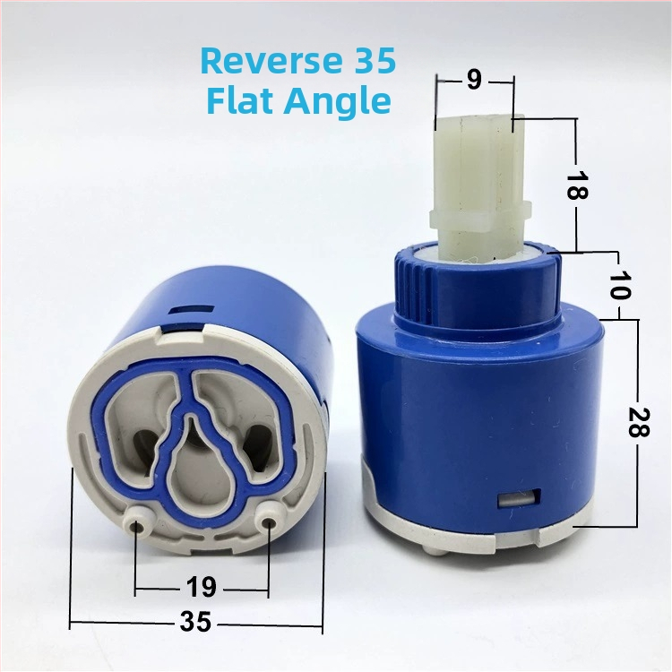 Jadrový ventil pre kuchynskú batériu – keramický disk, sprchová hlavica, horúca a studená voda, rýchle otvorenie, model 4496
