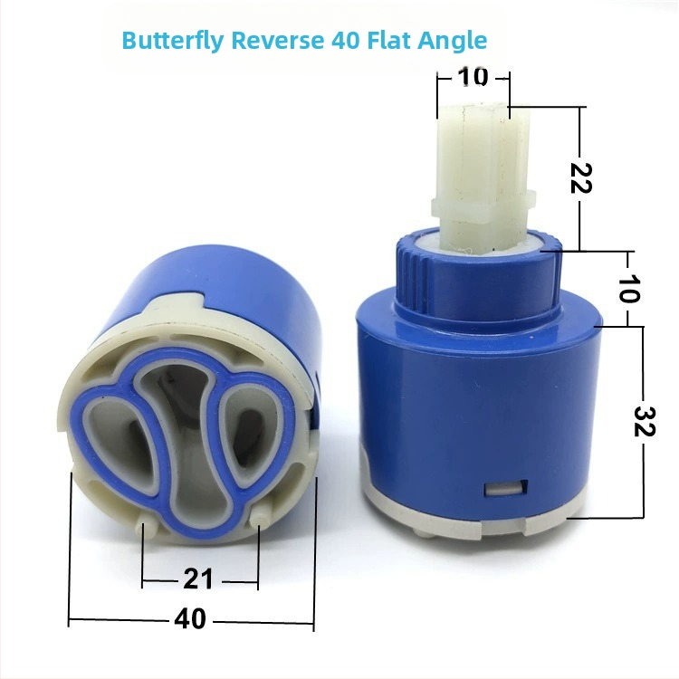 Jadrový ventil pre kuchynskú batériu – keramický disk, sprchová hlavica, horúca a studená voda, rýchle otvorenie, model 4496