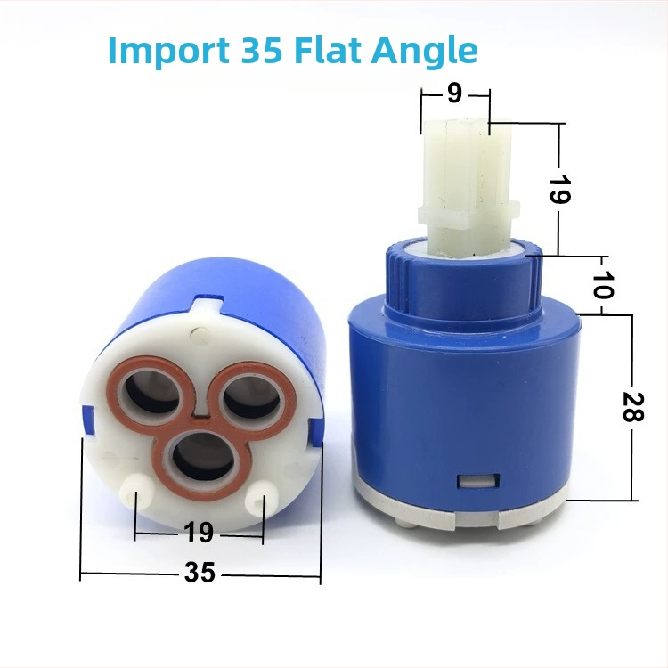 Jadrový ventil pre kuchynskú batériu – keramický disk, sprchová hlavica, horúca a studená voda, rýchle otvorenie, model 4496