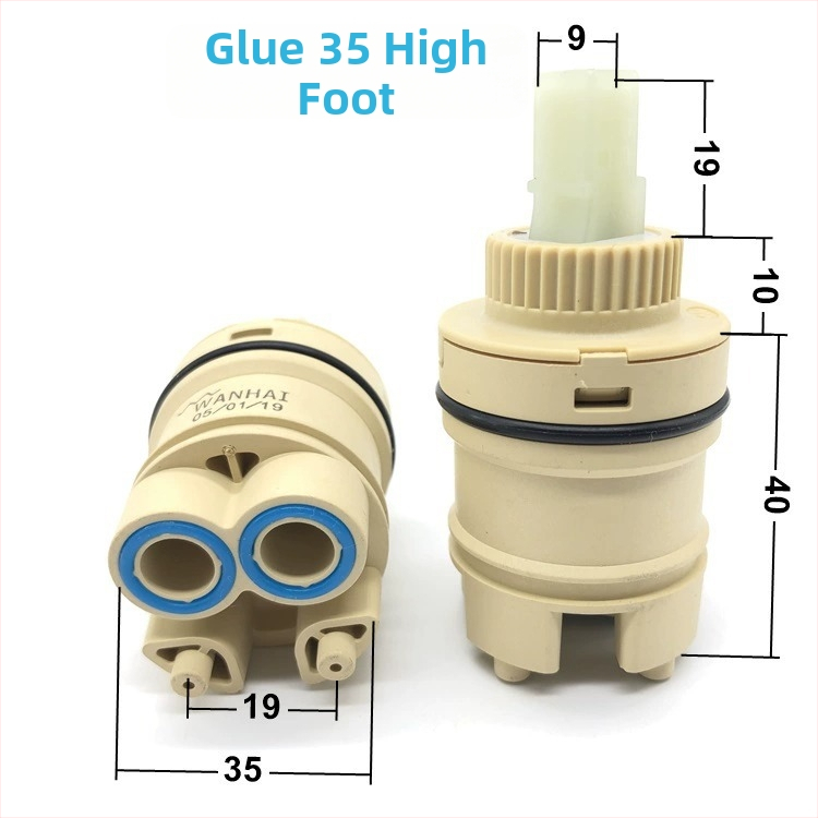 Jadrový ventil pre kuchynskú batériu – keramický disk, sprchová hlavica, horúca a studená voda, rýchle otvorenie, model 4496