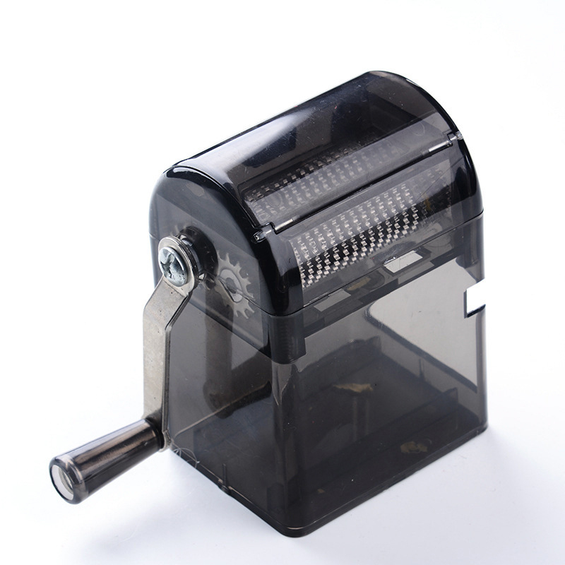 Rokas darbināms tabakas smalcinātājs, plastmasas izstrādājums, dekoratīvs piederums, piemērots dāvanai, kastē 60 gab.