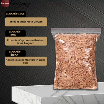 Cēdrska koka skaidas maisiņš cigāriem, mitruma saglabāšana, atkārtoti lietojams, Forten