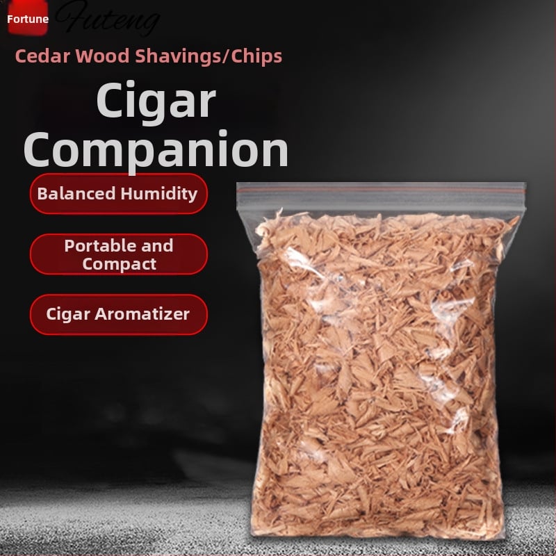 Cēdrska koka skaidas maisiņš cigāriem, mitruma saglabāšana, atkārtoti lietojams, Forten