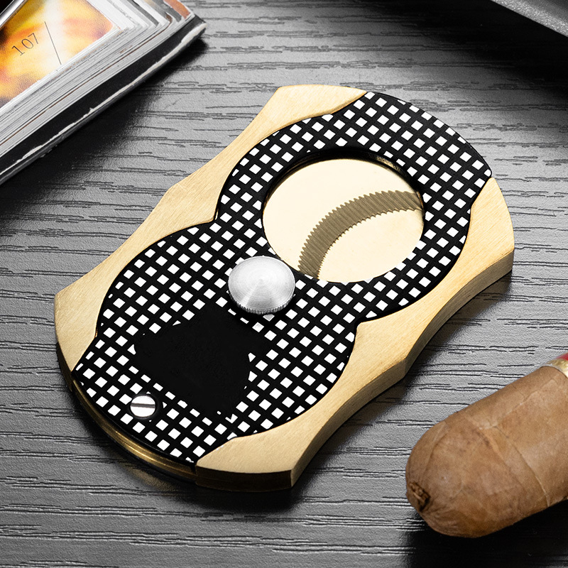 Cigāru griezējs – nerūsējošais tērauds, plakanais griezums, pārnēsājams, modelis CE-25D2