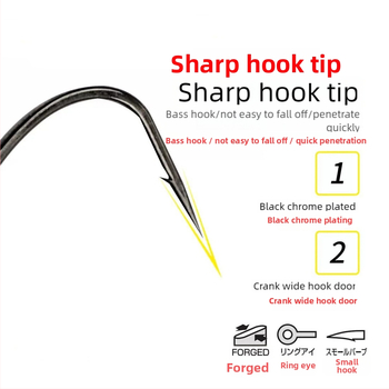 Nagawa Crank Hook barbiga merepüügi jaoks laevast