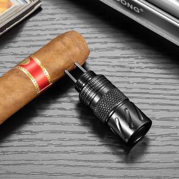 4-ühes sigari avaja roostevabast terasest kaasaskantava nõelaga CF-25D